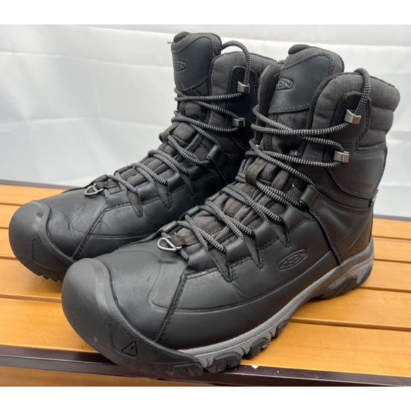 KEEN TARGHEE LACE BOOTS HIGH POLAR Insulated Waterproof 9.5 M Fit Black /Raven main image 11